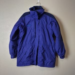 Columbia Ski & snow Jacket Womens Size small Blue Full‎ Zip Pocketshe